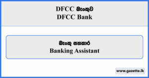 Banking Assistant - DFCC Bank Vacancies 2024