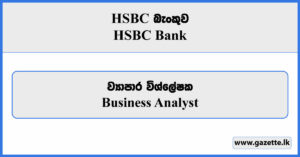 Business Analyst - HSBC Bank Vacancies 2024