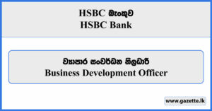 Business Development Officer - HSBC Bank Vacancies 2024