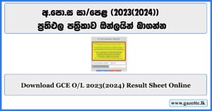 Download-GCE-OL-2023(2024)-Result-Sheet-Online