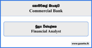 Financial Analyst - Commercial Bank Vacancies 2024