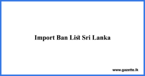 Sri Lanka bans import of 300 items