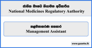 Management Assistant - National Medicines Regulatory Authority Vacancies 2024