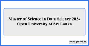 Master of Science in Data Science - Open University of Sri Lanka