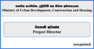 Project Director - Ministry of Urban Development, Construction and Housing Vacancies 2025