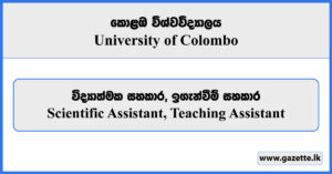 Scientific Assistant, Teaching Assistant - Institute of Biochemistry, Molecular Biology and Biotechnology Vacancies 2025