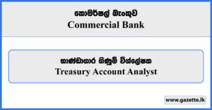 Treasury Account Analyst - Commercial Bank Vacancies 2024