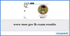 www moe gov lk exam results